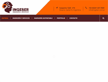 Tablet Screenshot of ingeber.com.ar